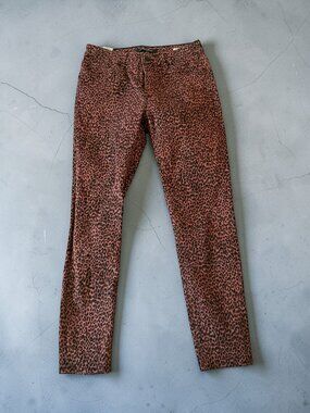 MAVI Tessa Leopard Print High Rise Skinny Jeans Size 28 x 27